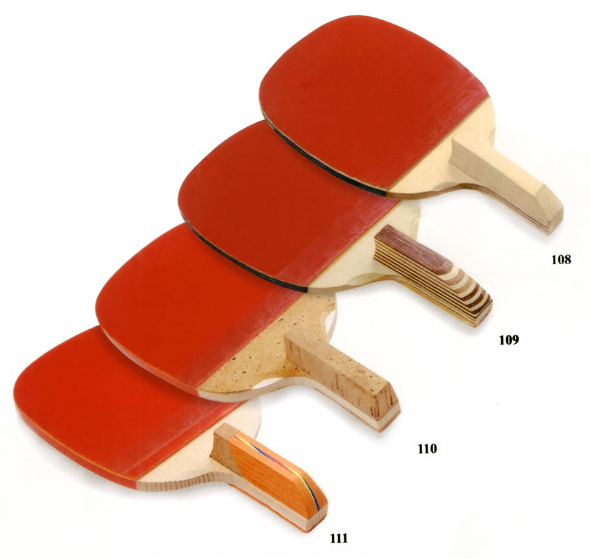 Le racchette giapponesi di pingpong invertono la gomma con velocità