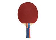 Le racchette di ping-pong della spugna bianca hanno ritornato la doppia gomma con la maniglia colorata