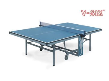 Tabelle assenti di ping-pong del doppio popolare, bene mobile pieghevole dell'interno della Tabella di tennis con le ruote