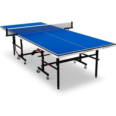 Tavolo da ping pong blu pieghevole, resistente e pratico per ogni spazio